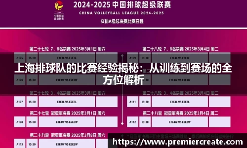 上海排球队的比赛经验揭秘：从训练到赛场的全方位解析