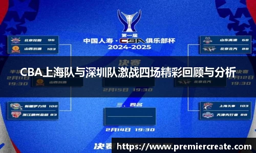 CBA上海队与深圳队激战四场精彩回顾与分析